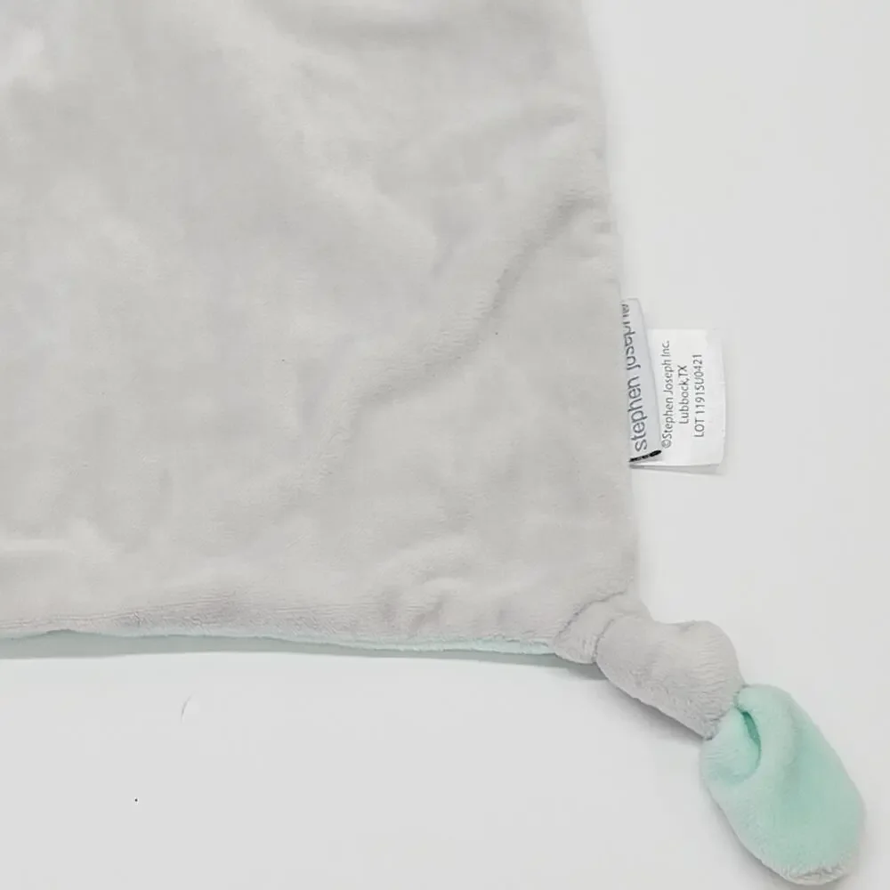 Stephen Joseph Hobby Lobby Lovey Security Blanket Aqua Grey Knots Koala Baby